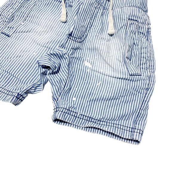 STEM Striped Bleach Sport Jogger Shorts - Picture 3 of 4